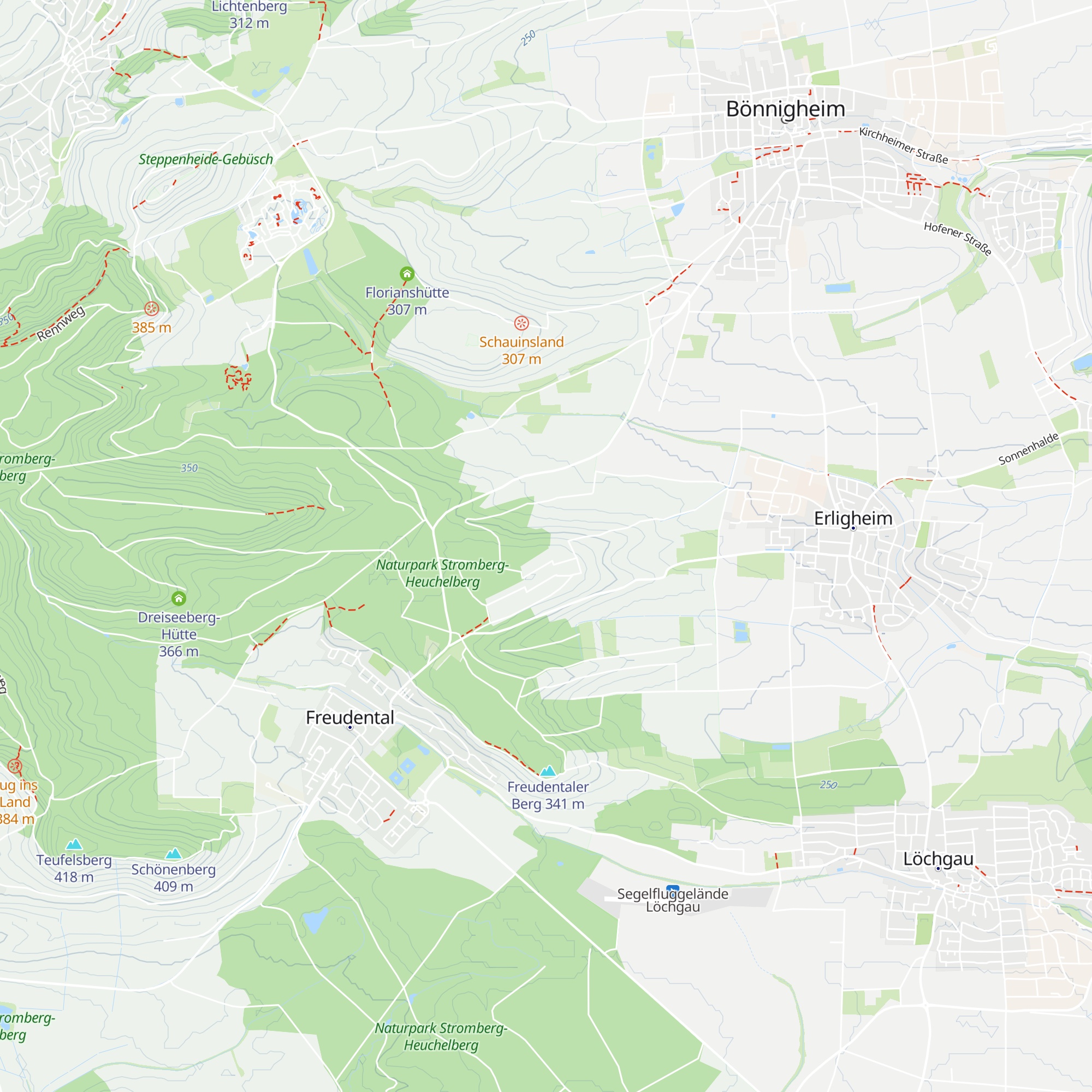 Vogelsanghütte map