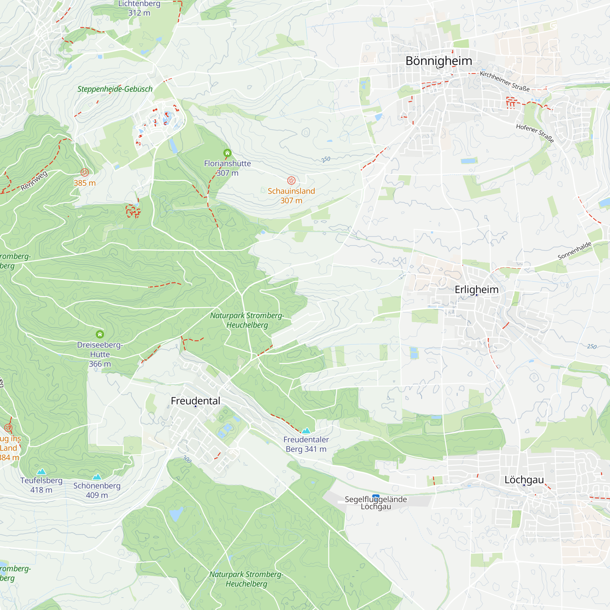 Vogelsanghütte map