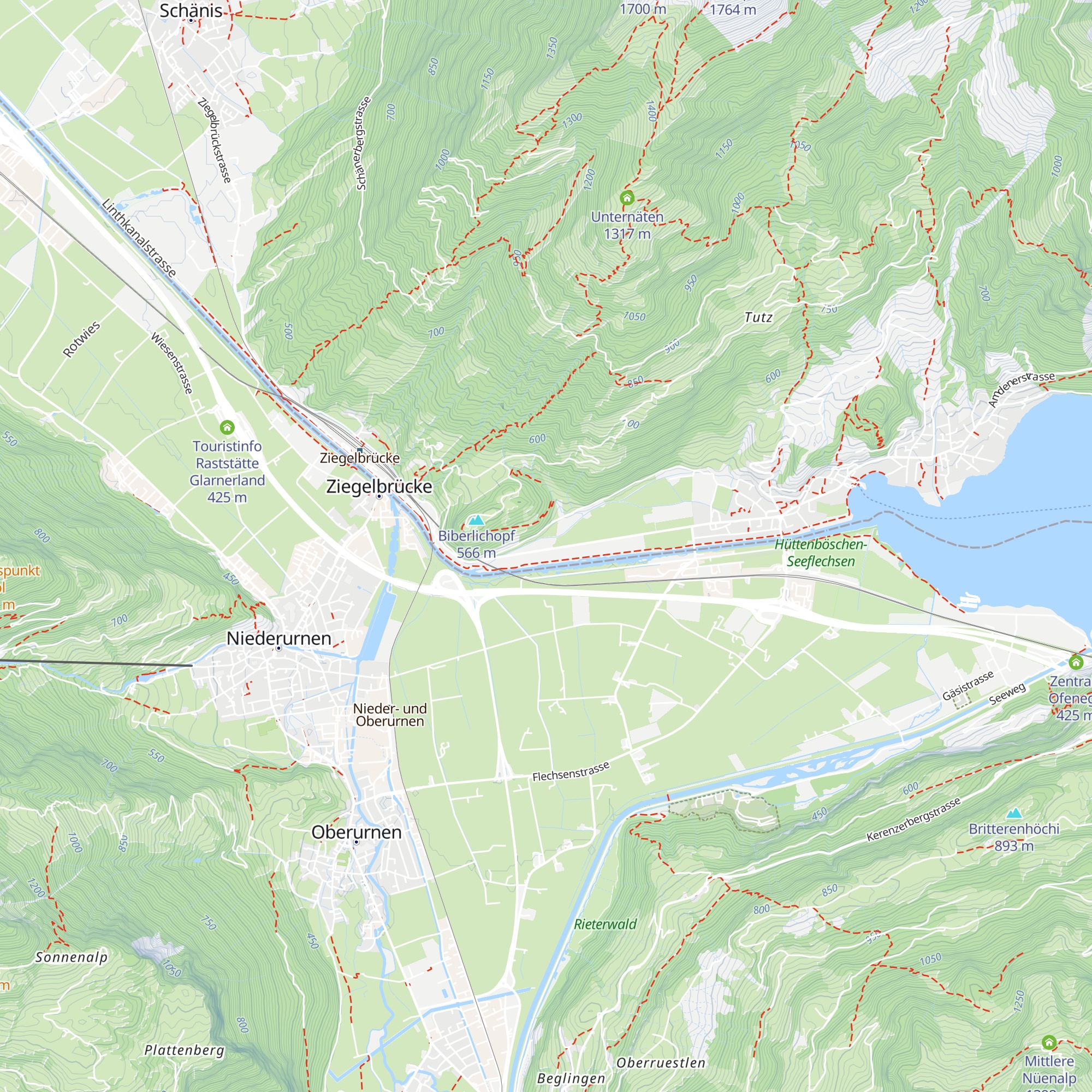 Schützenverein Weesen map