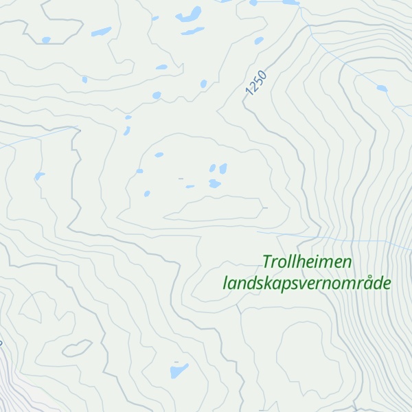 Map of Graslihøa