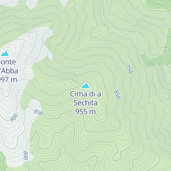 Map of Cima di a Sechita