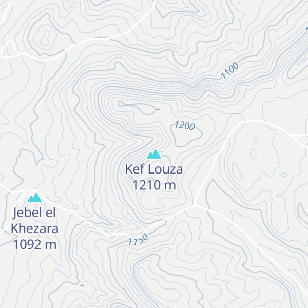 Map of Kef Louza