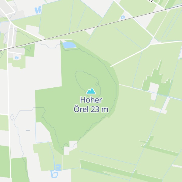 Map of Hoher Örel