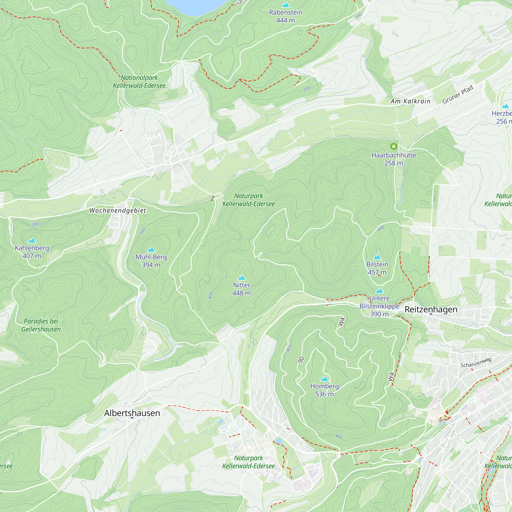 Gottseidank-Hütte map