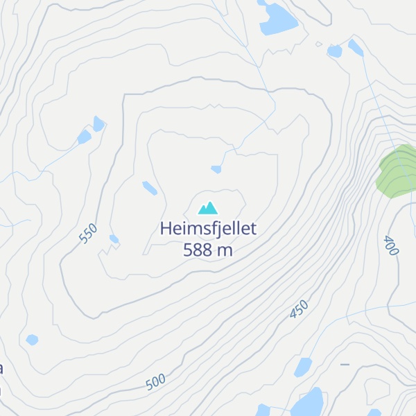 Map of Heimsfjellet