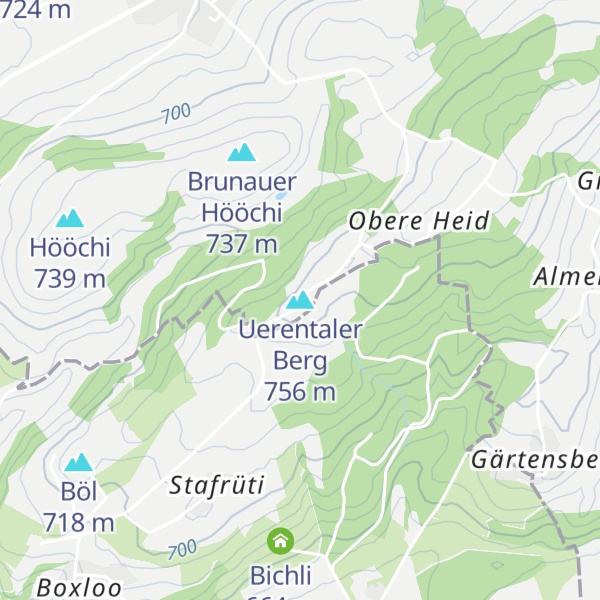 Map of Uerentaler Berg