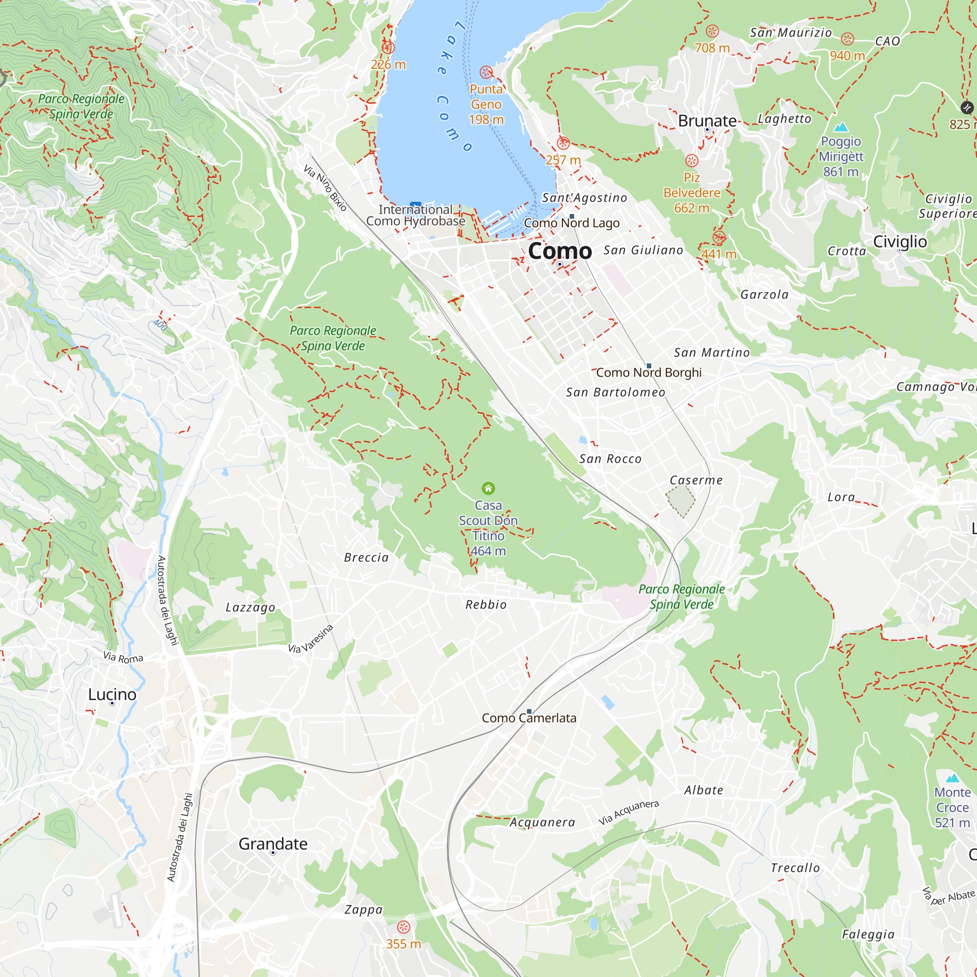 Casa Scout Don Titino map