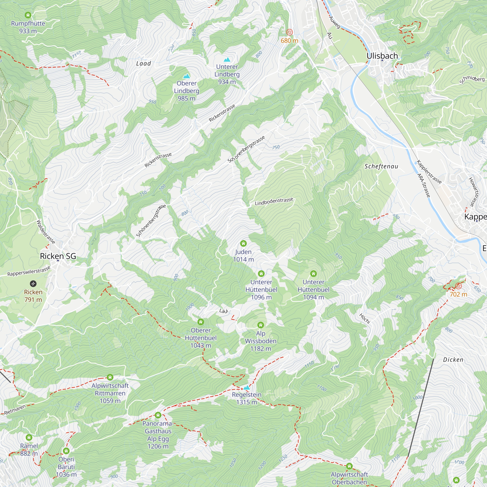 Juden map