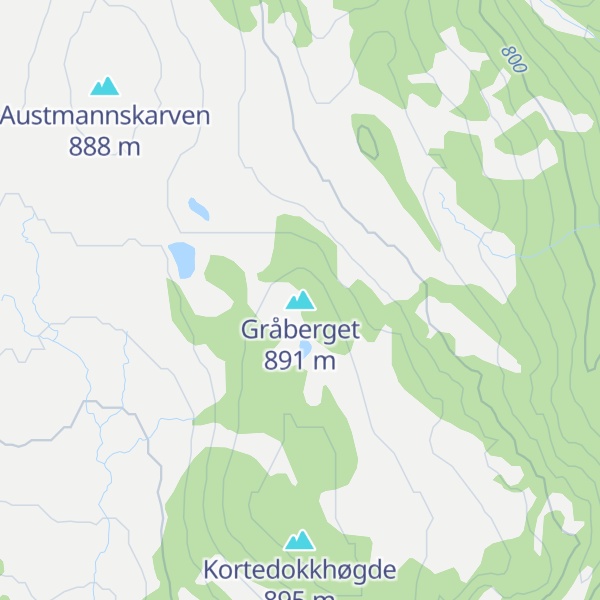 Map of Gråberget
