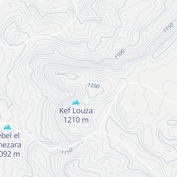 Map of Jebel Ksara