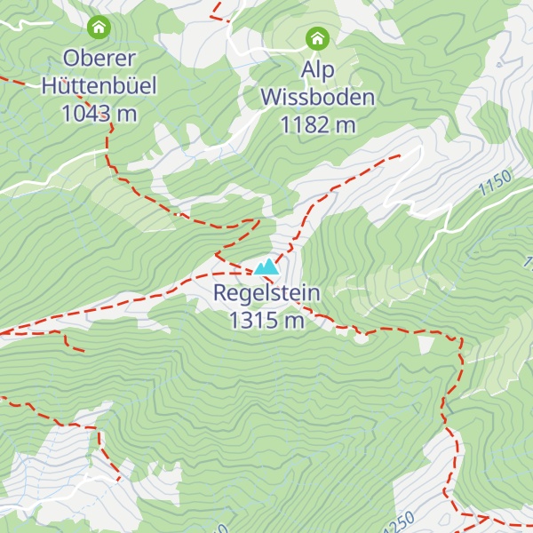 Map of Regelstein