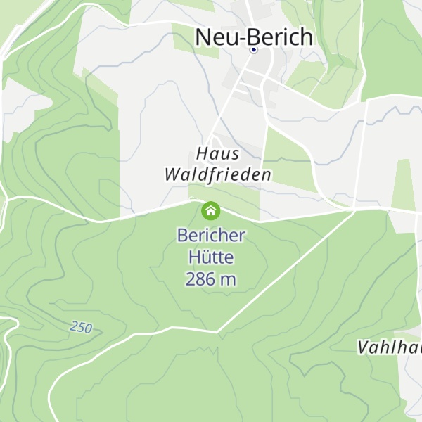 Map of Bericher Hütte