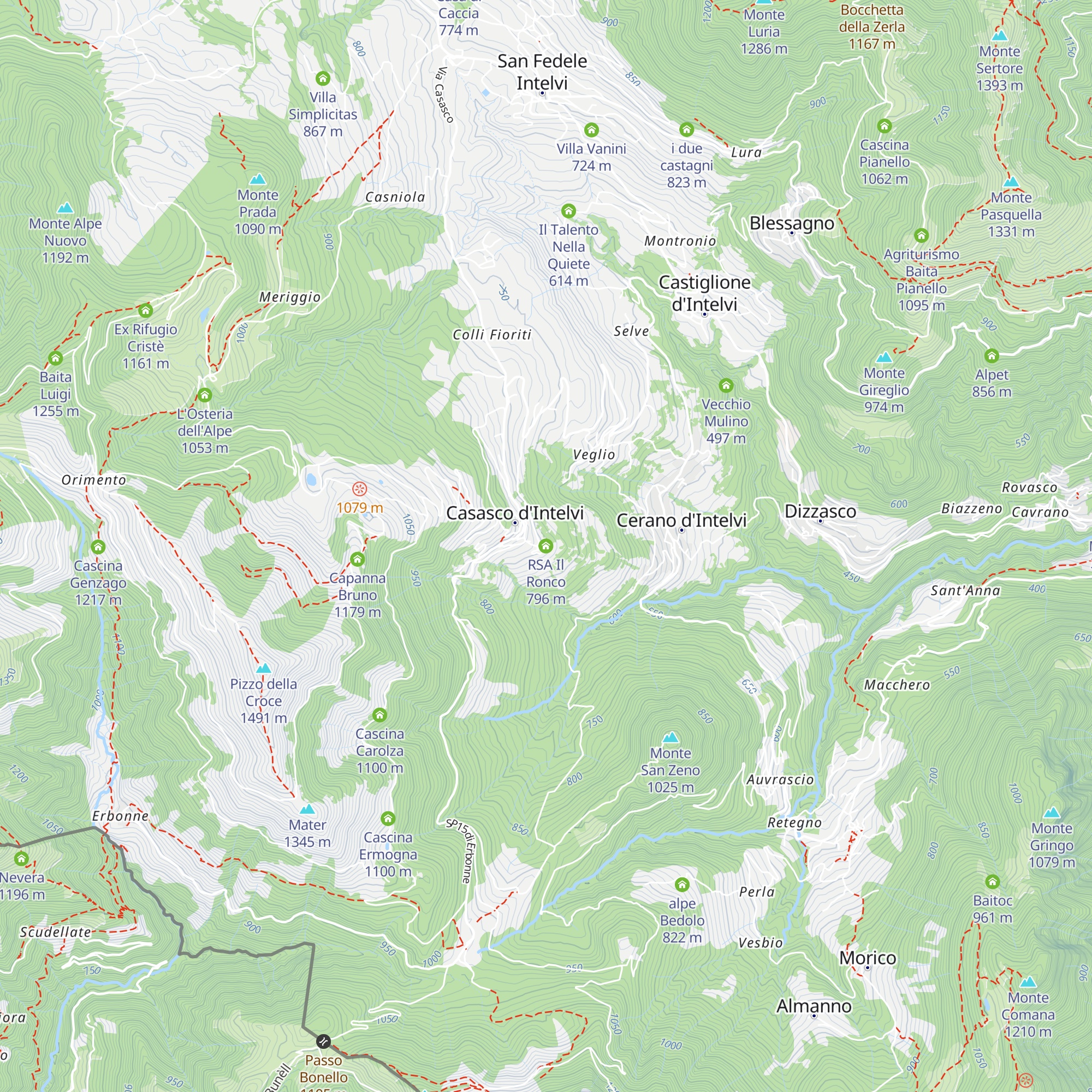 RSA Il Ronco map