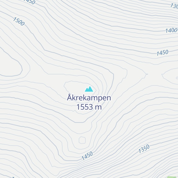 Map of Åkrekampen