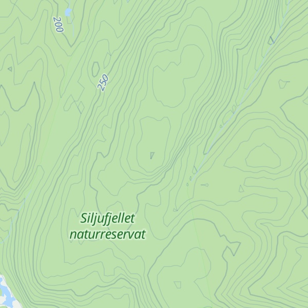 Map of Siljufjellet