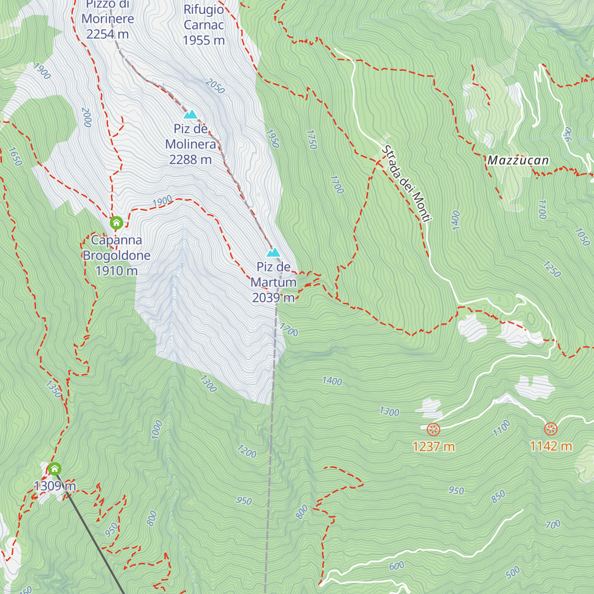 Rifugio Alp de Martum map