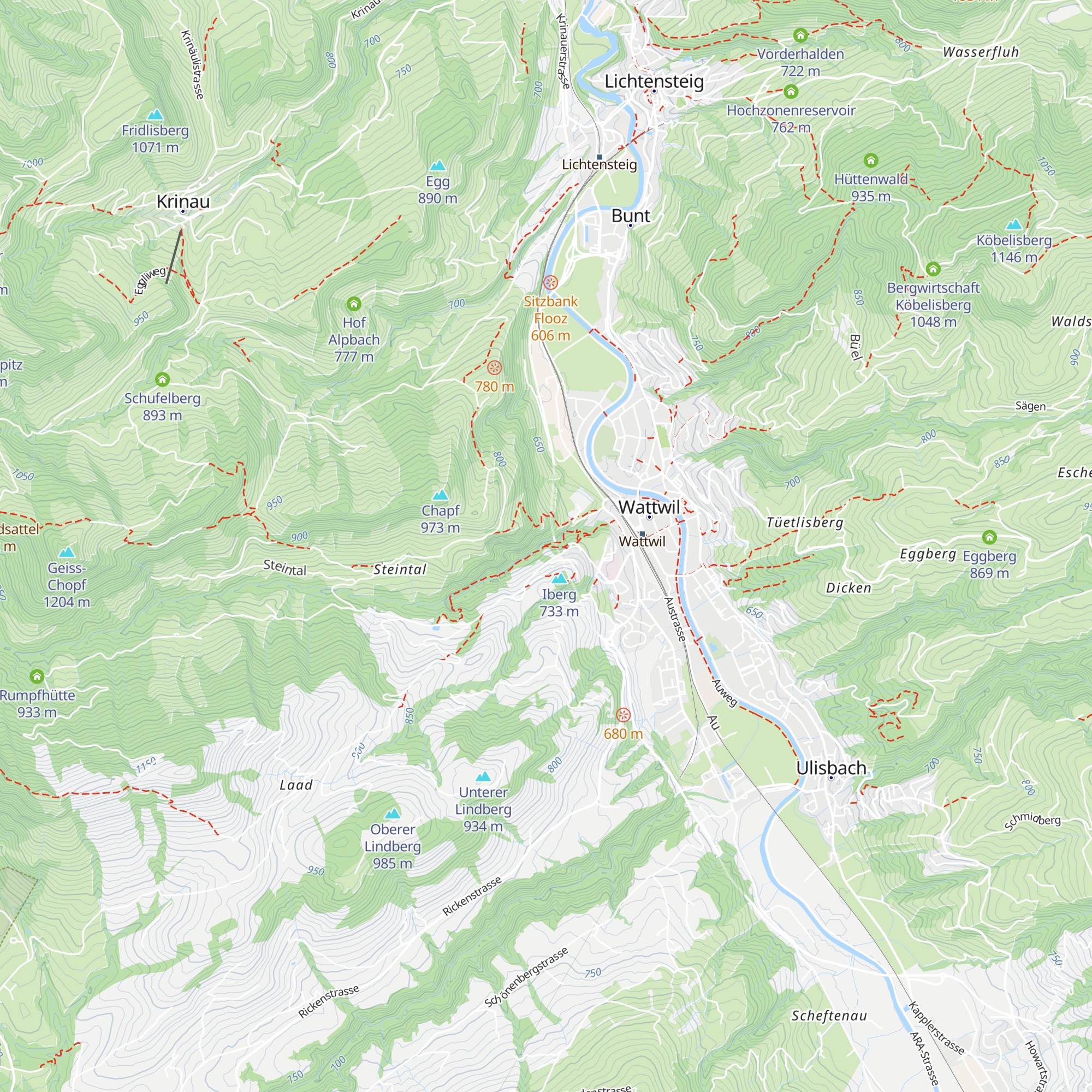 Waldlehrpfadhütte map