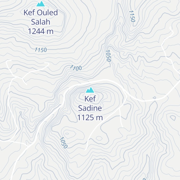 Map of Kef Sadine