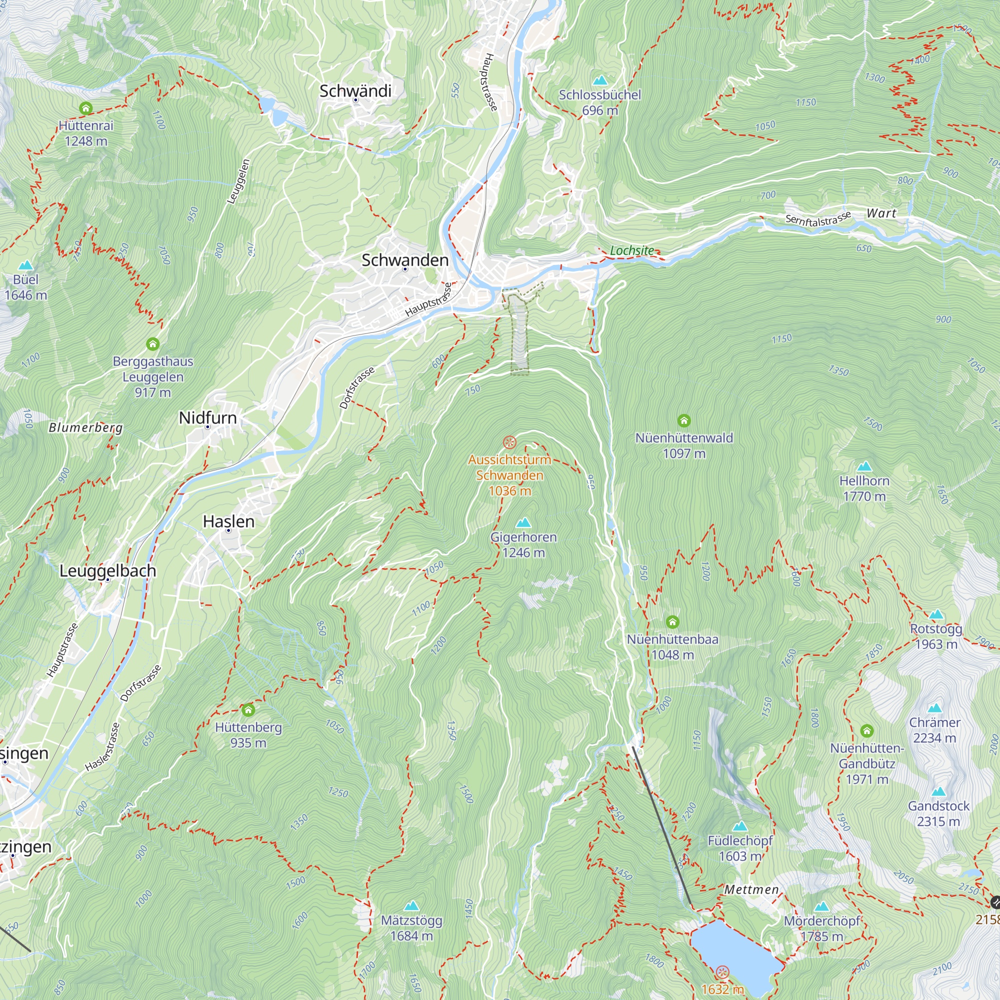Villa Kunterbunt map