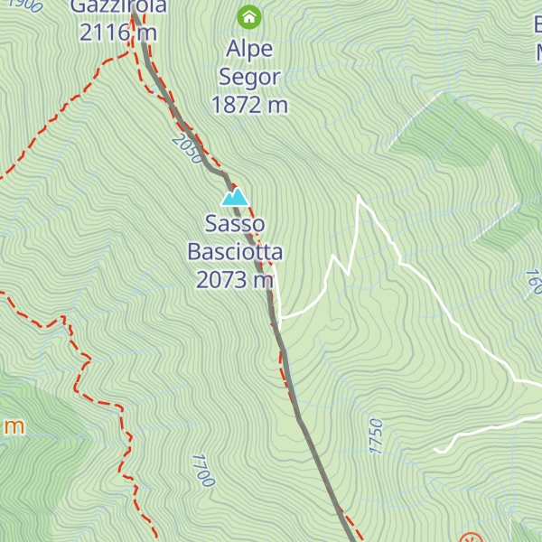 Map of Rifugio Garzirola