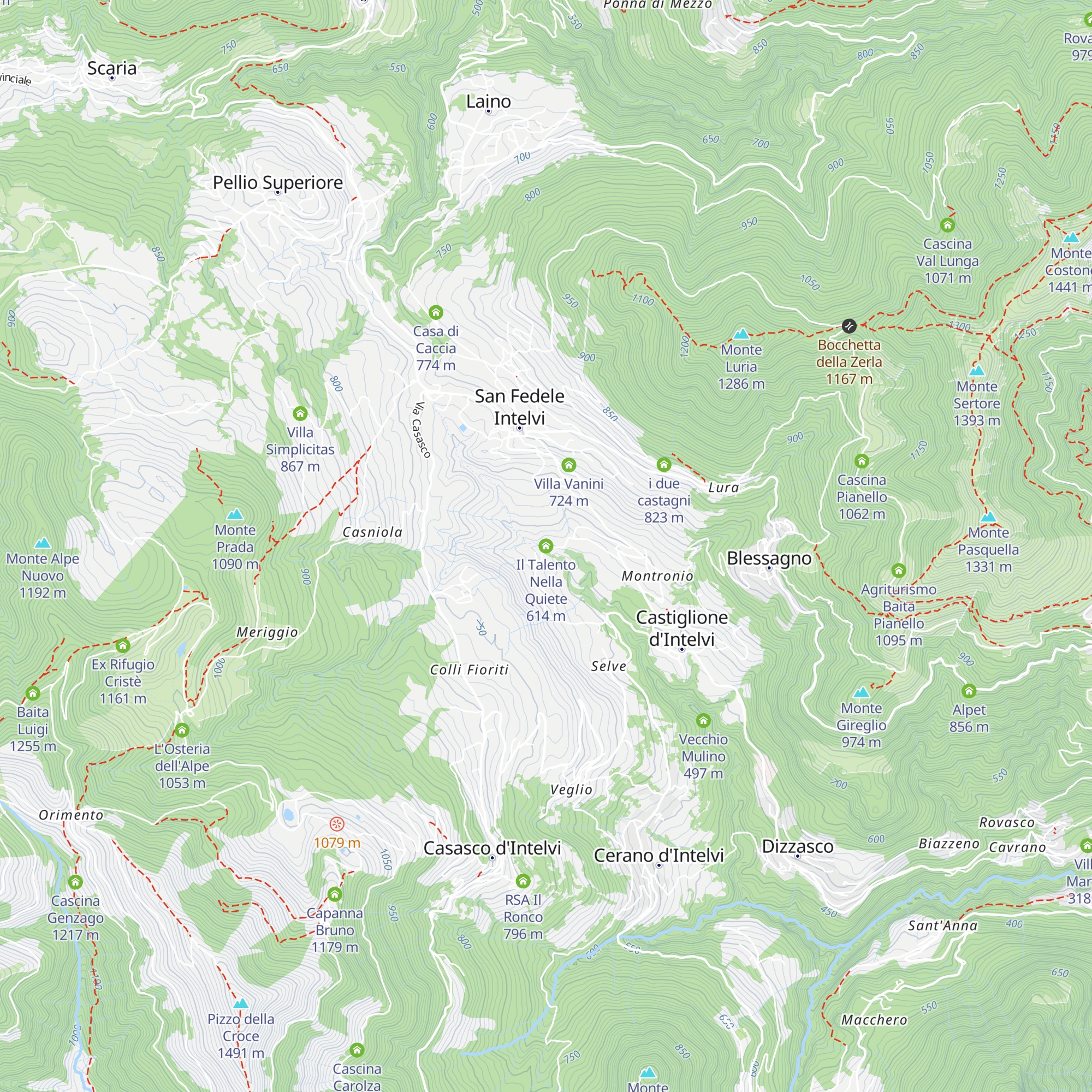 Il Talento Nella Quiete map