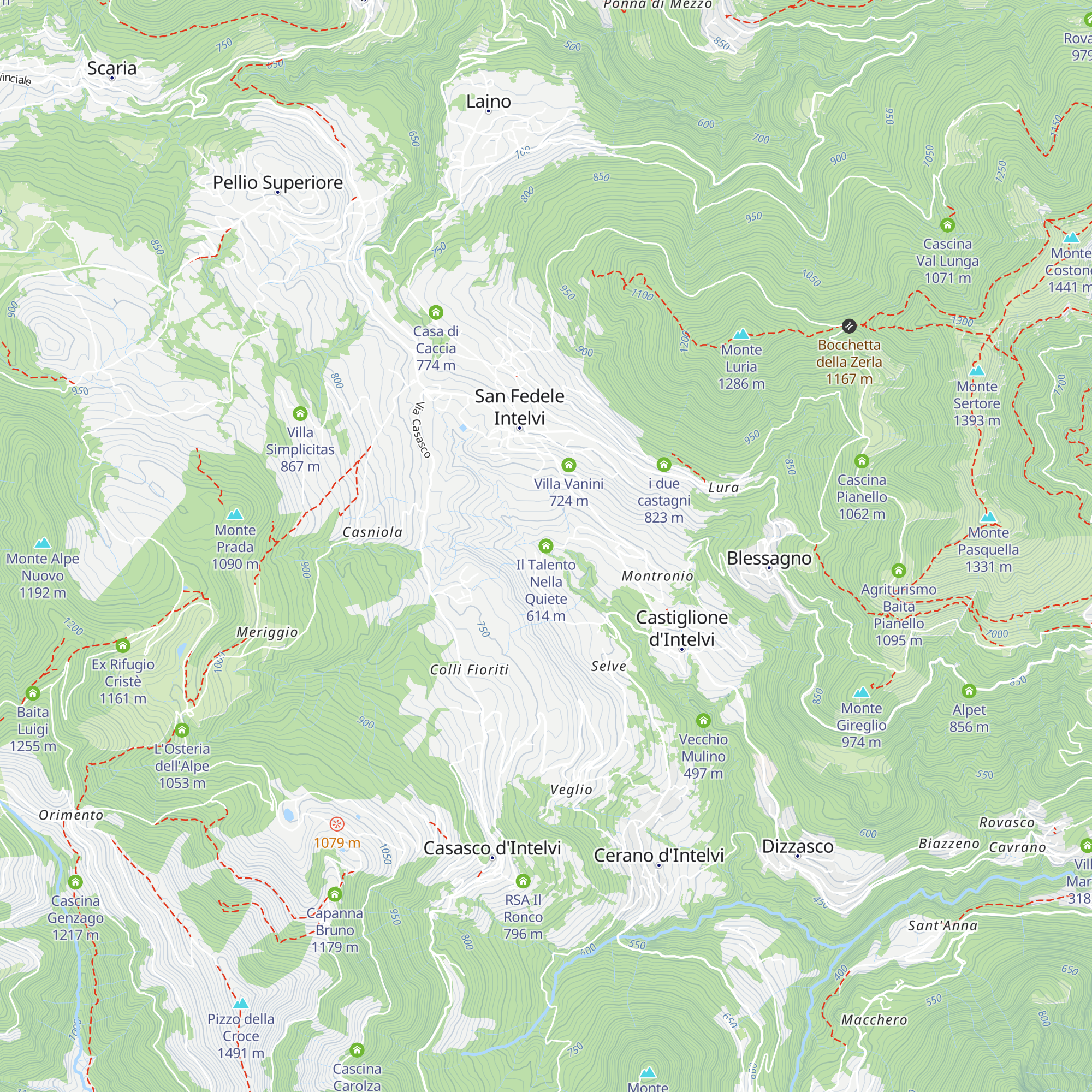 Il Talento Nella Quiete map