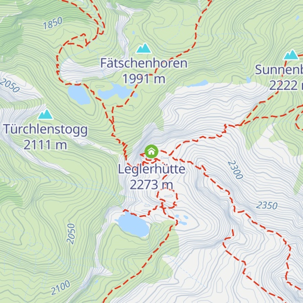 Map of Leglerhütte