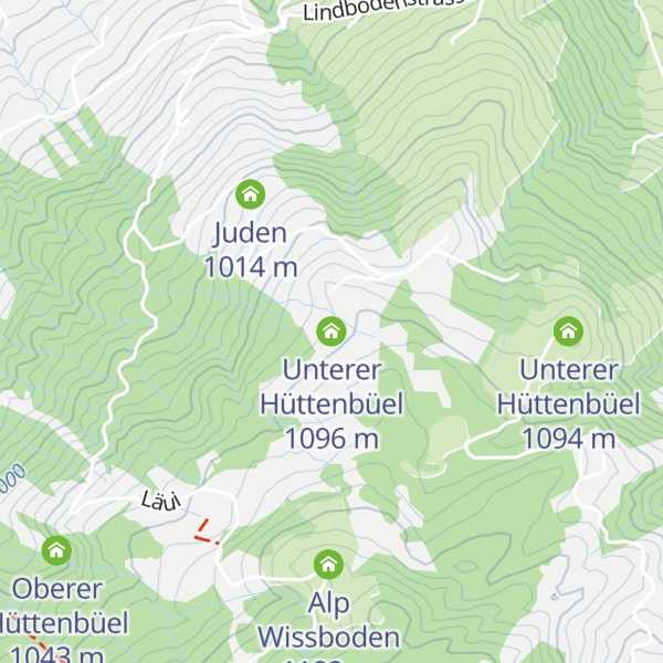 Map of Unterer Hüttenbüel