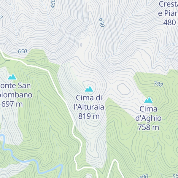 Map of Cima di l'Alturaia