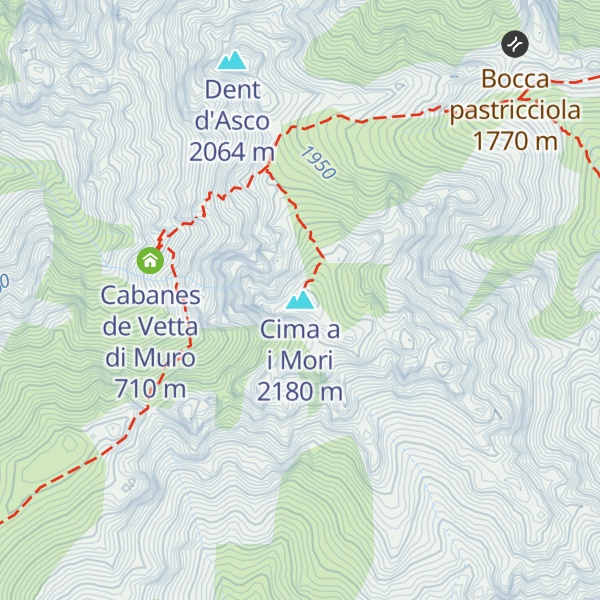 Map of Cima a i Mori