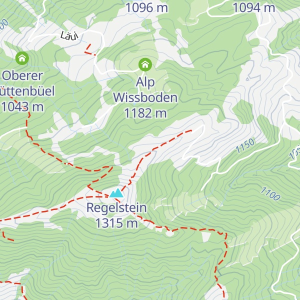 Map of Ober Hüttenbüel