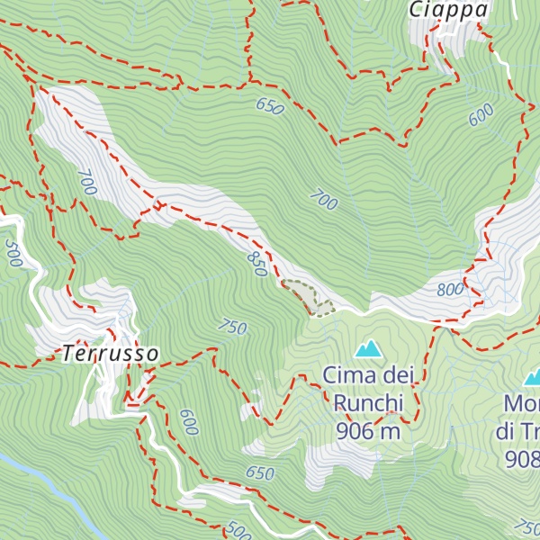 Map of Monte Costa Lione