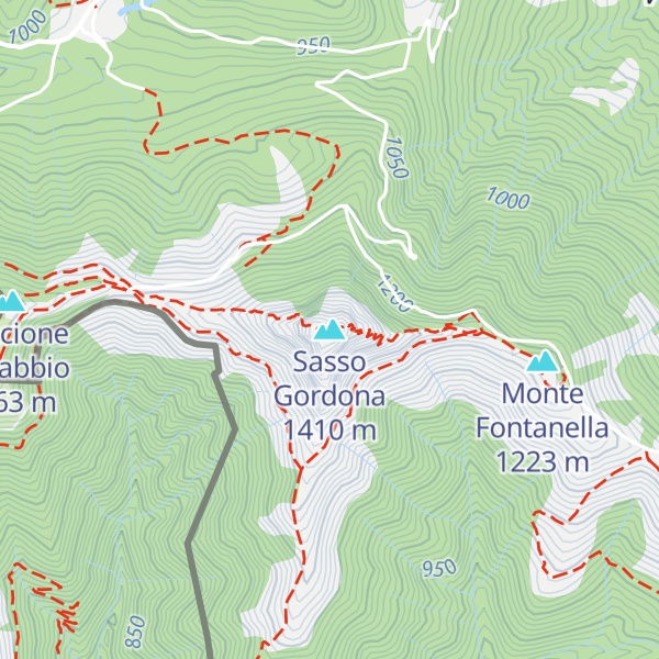 Map of Sasso Gordona