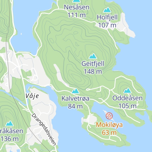 Map of Skavåsen