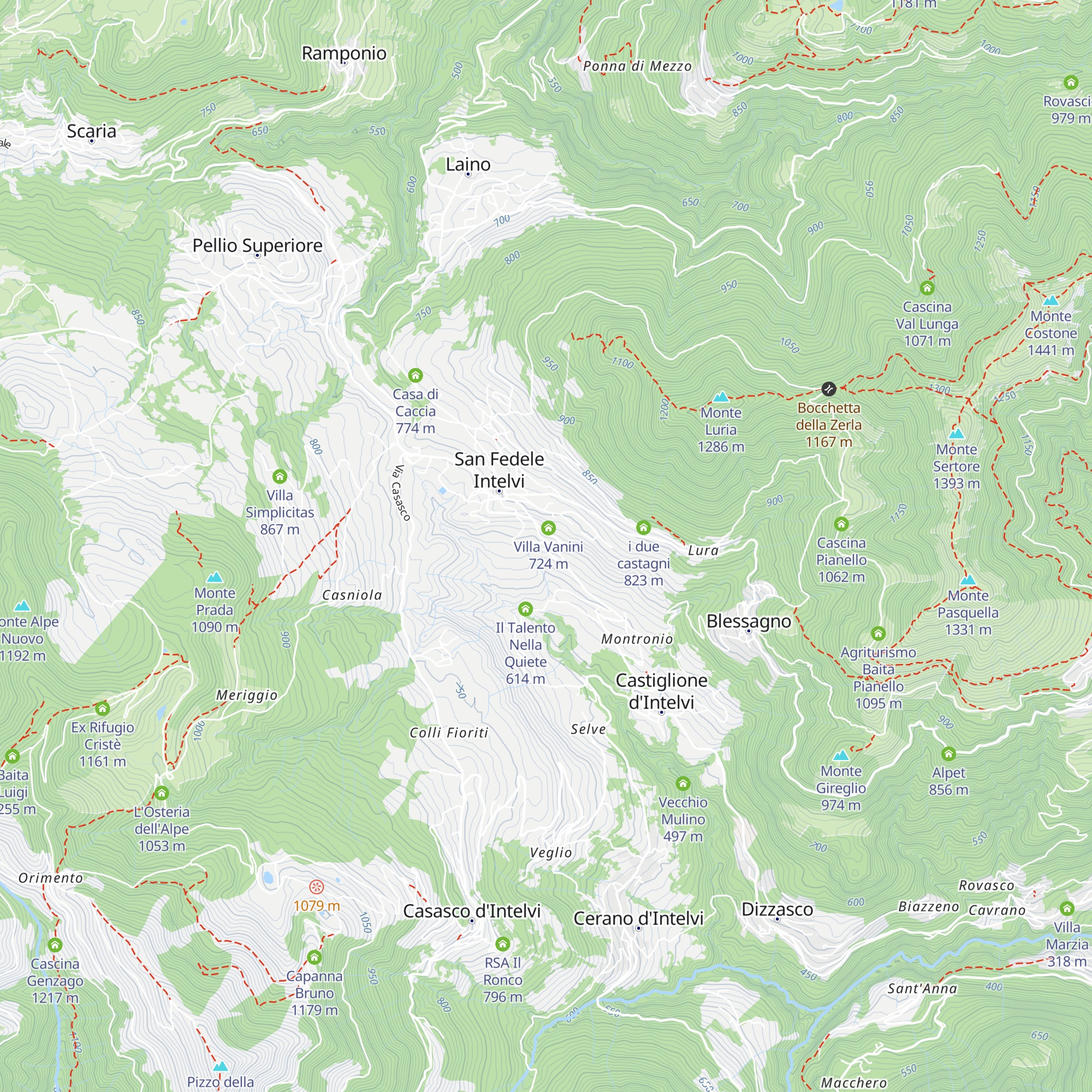Villa Abbiati map