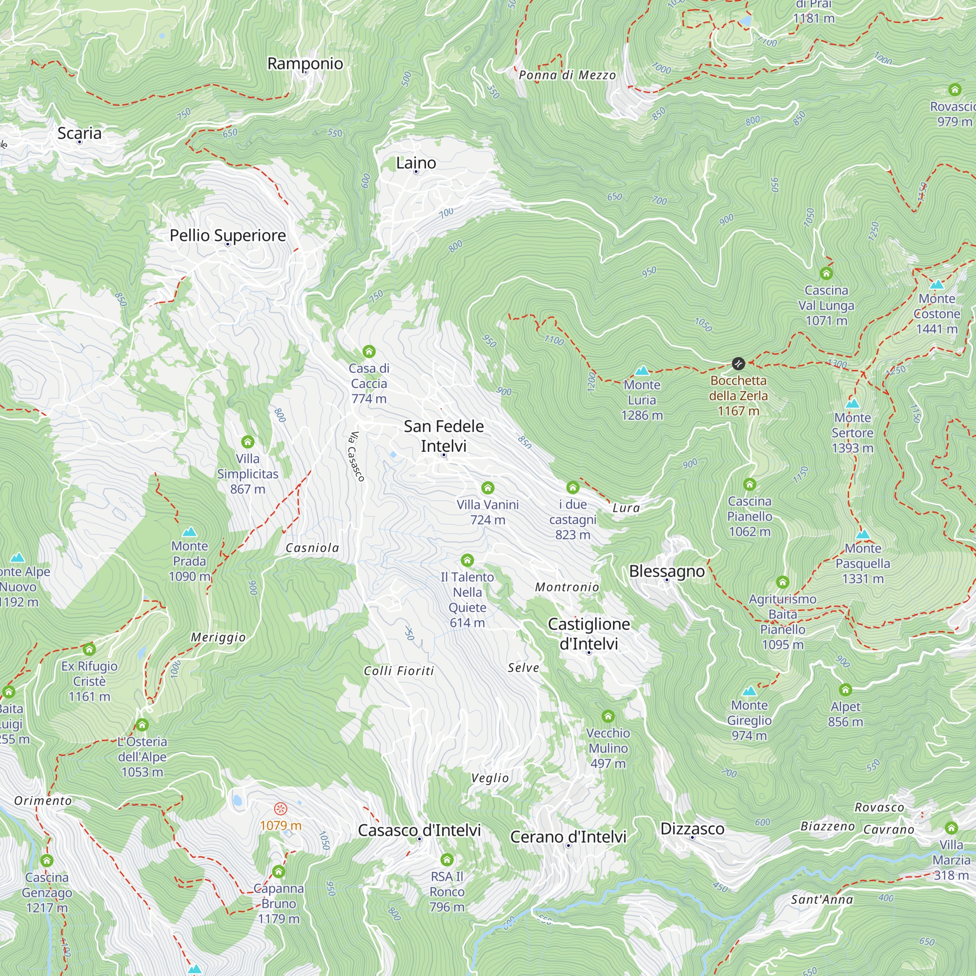 Villa Vanini map