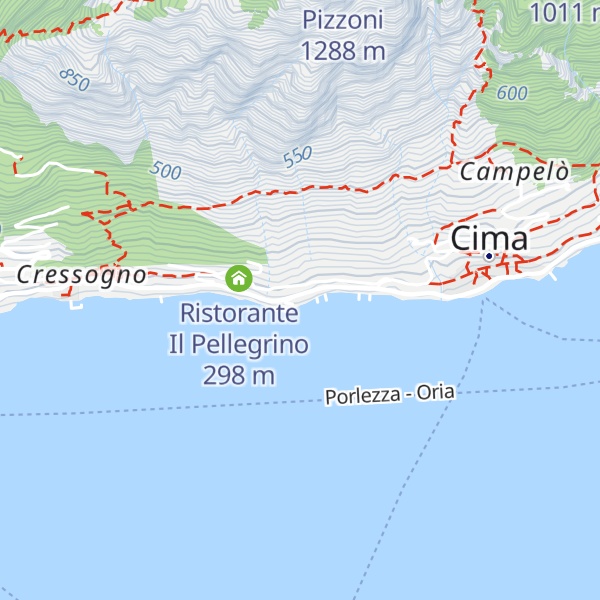 Map of Il Grotto del Lago