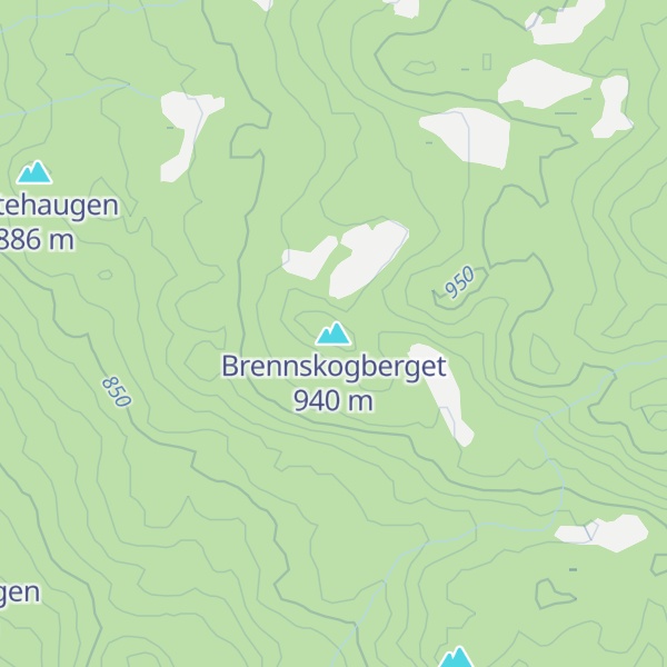 Map of Brennskogberget