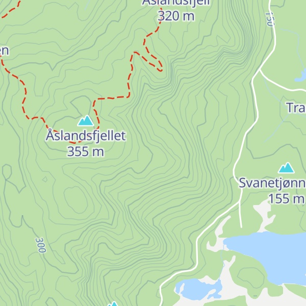 Map of Svantjønnlia