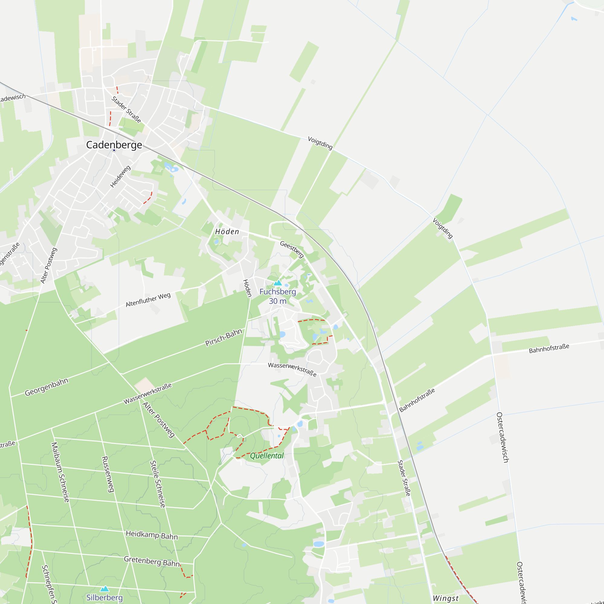 Touristinformation Wingst map