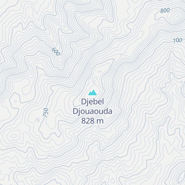 Map of Djebel Djouaouda