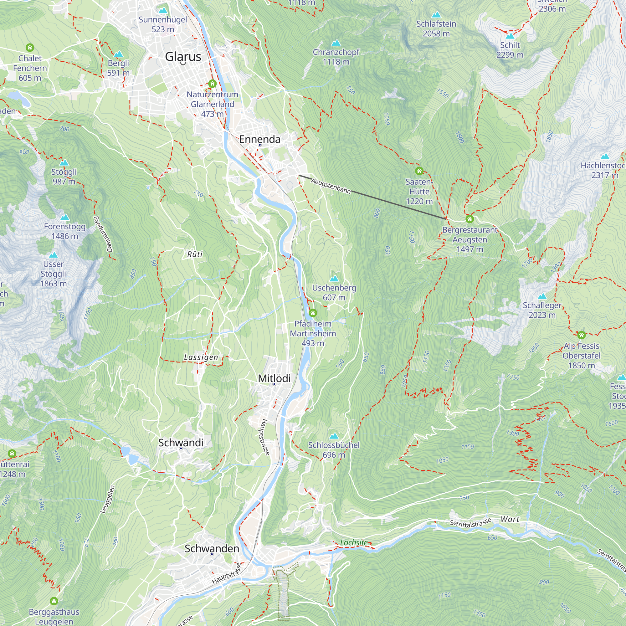 Pfadiheim Martinsheim map