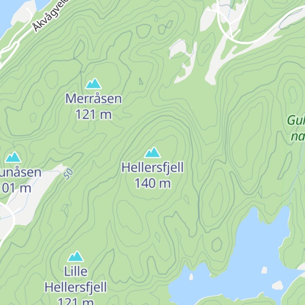 Map of Hellersfjell