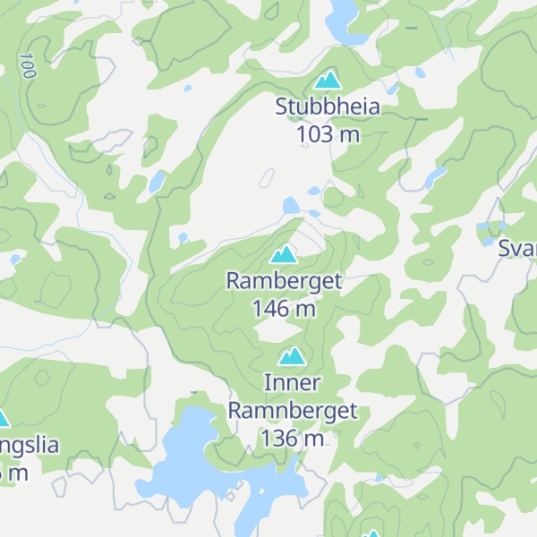 Map of Ytter Ramnberget