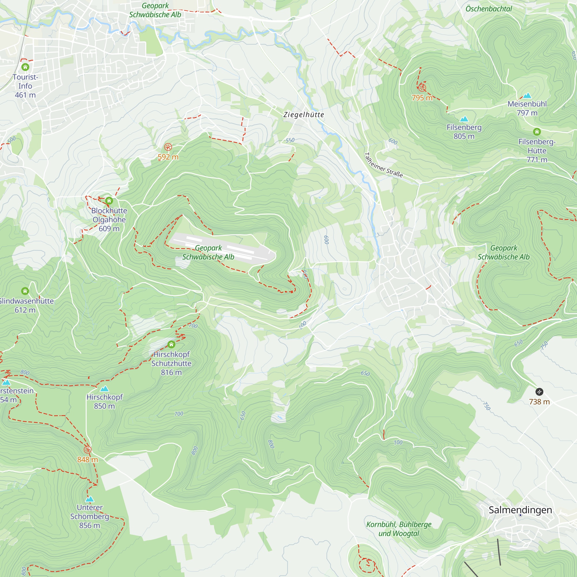 Andeckhütte map