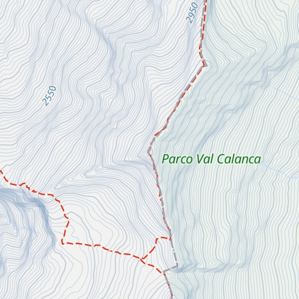 Map of Cima Rossa