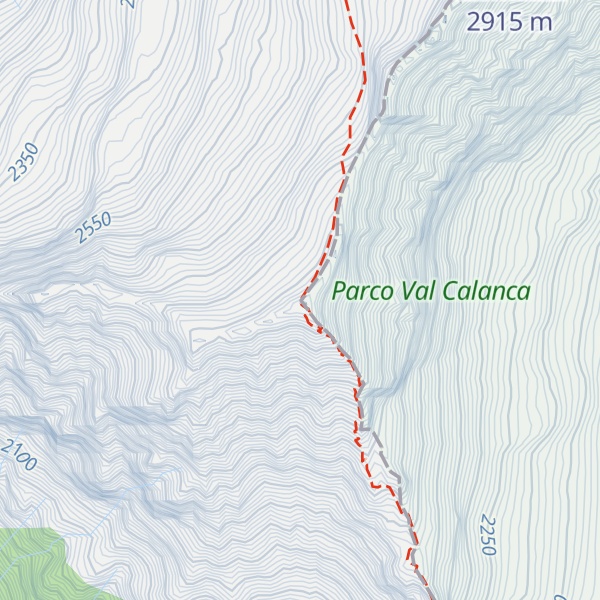 Map of Piz di Strega