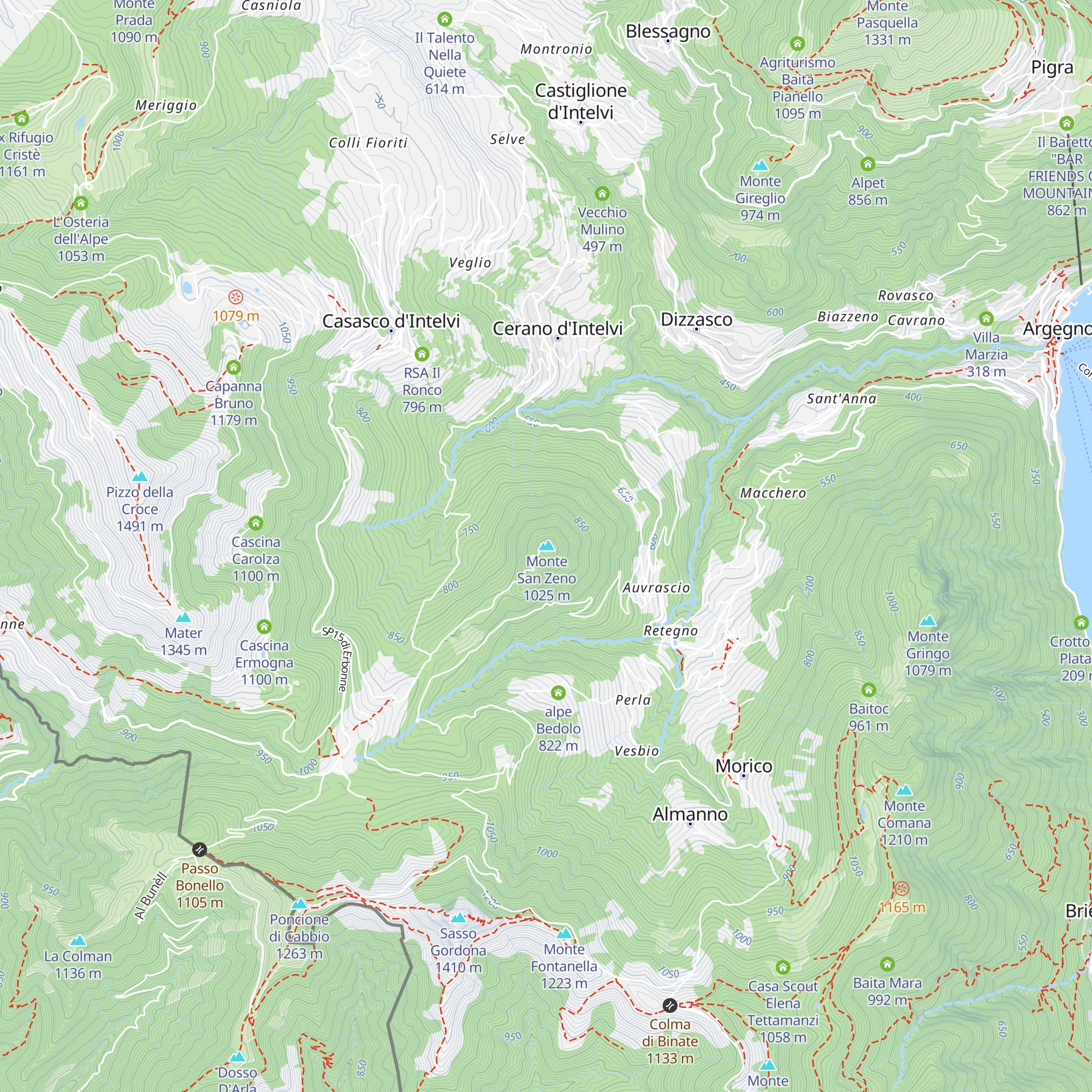 Eremo di San Zeno map