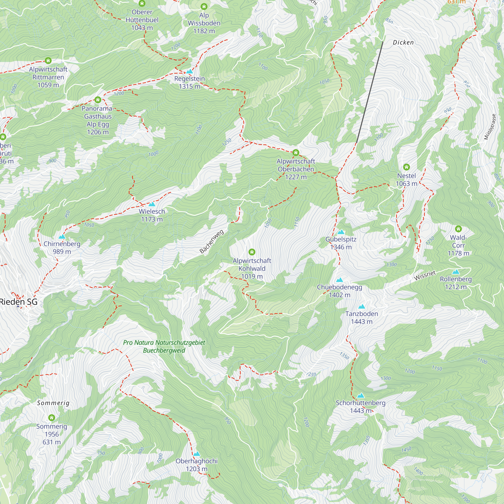Alpwirtschaft Kohlwald map