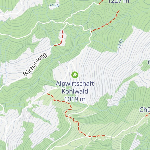 Map of Alpwirtschaft Kohlwald